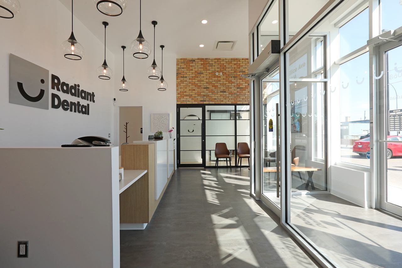 Radiant Dental reception - Winnipeg dental clinic